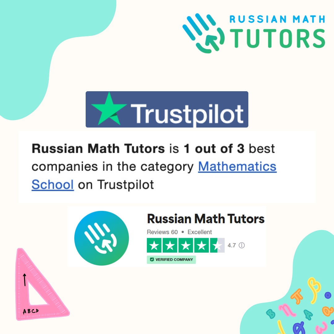 MathRussian's tweet image. Top-Ranked Excellence with Russian Math Tutors.

Proudly standing as one of the top three mathematics schools on Trustpilot, we&apos;re committed to delivering unparalleled math education. 

Experience the difference that makes us a trusted leader in math tutoring.

#RussianMath #M...