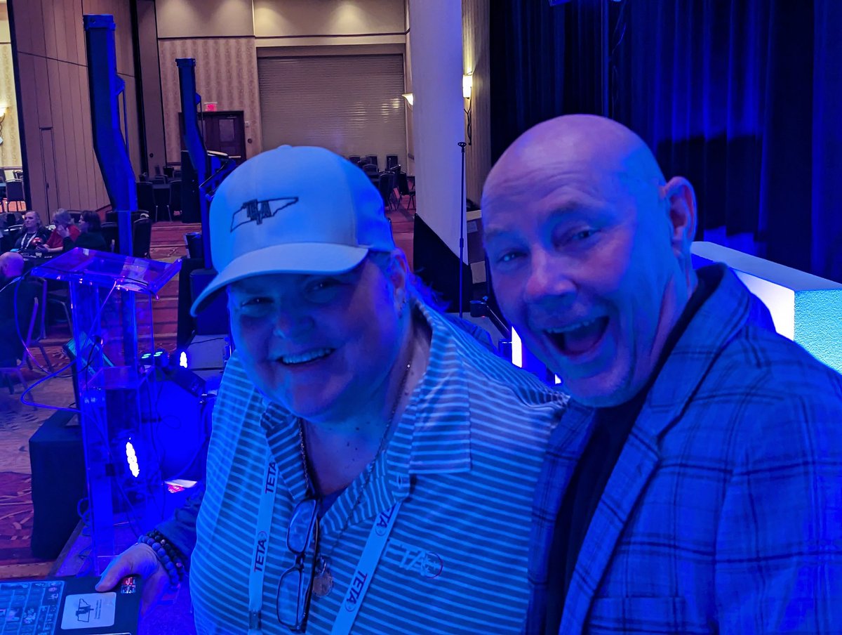 DJSevenEvents's tweet photo. @DJSevenEvents had and absolute blast DJ-ing @TNTETA Thursday night event in Murfreesboro at #TETC23. What an awesome crowd of around 900 and they really know how to celebrate. #BigFun https://t.co/DUj84sPgdG