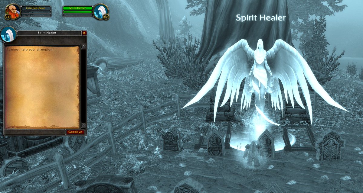 #wowhardcore ... lvl 23. Don't take on Yowler solo as a lvl 23 Warrior. #lifelessons <a href="/Warcraft/">World of Warcraft</a>