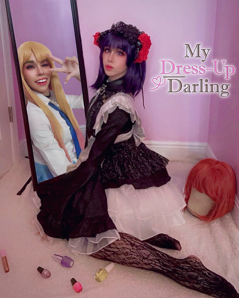cilmixo's tweet photo. won’t you play dress up with me? 🧵🪡💕 #cosplay #cosplayer #cosplayergirl #anime #manga #MyDressUpDarling #marinkitagawa #shizuku #maid https://t.co/hxvQHgE0gs