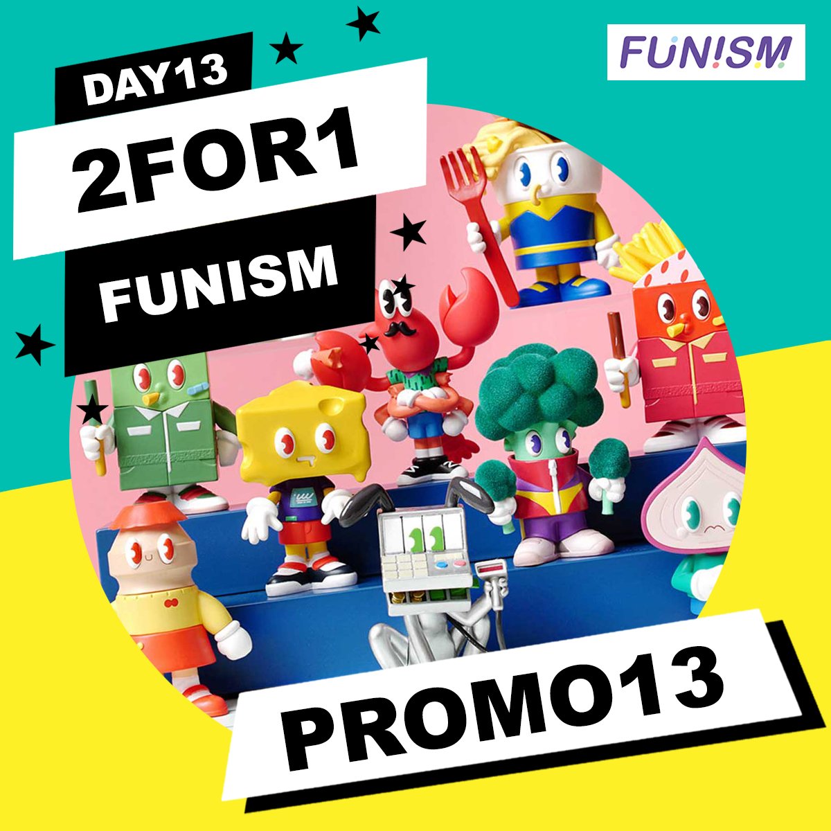 Buy any Funism blind box and get a second for FREE! Use the code PROMO13 at the checkout.
urbanattitude.com.au/discount/PROMO…