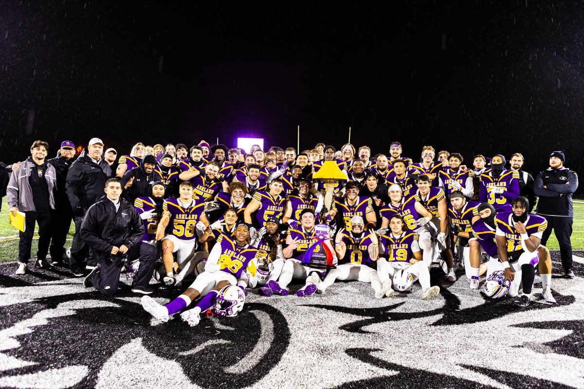 AshlandFB's tweet photo. Left the Crossroads with some hardware 🏆

America’s Crossroads Bowl Champion ✅
Offensive Player of the Game ✅
Defensive Player of the Game ✅ https://t.co/JKlHZVUEC2