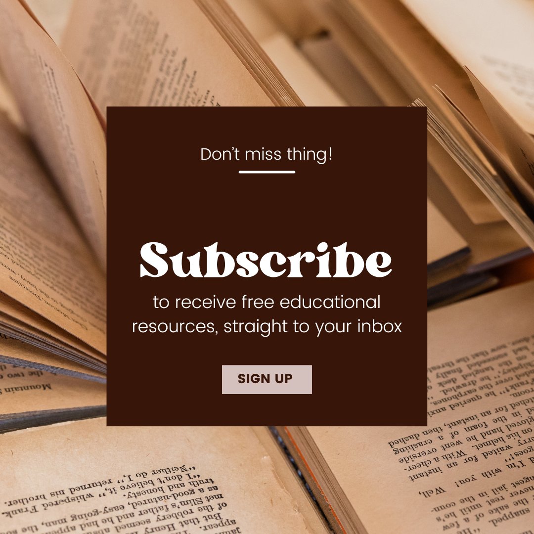 Sign up to get free resources sent to your inbox every month! Elevate your teaching game with our various teaching materials; from lesson plans to podcasts, you’re bound to find something to match the various learning styles of your hardworking students: bit.ly/4168YzT