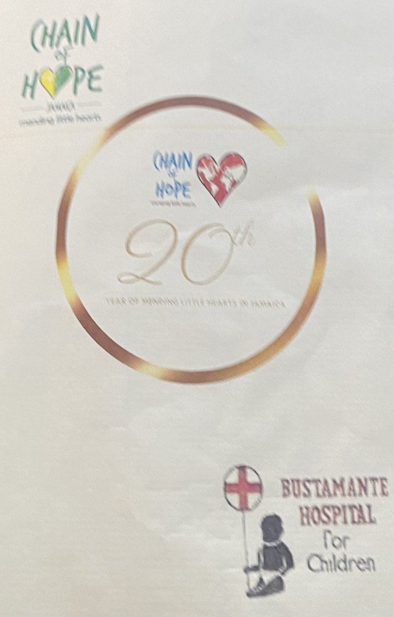 Thank U @British_Airways for supporting @ChainofHopeUK 20th Anniversary -children 💔 surgery in Jamaica from The team heading home to London tonight. Thanks also to @DiRealShaggy @usainbolt @CarryonCardiac @MorrisonRacha @JamaicaObserver @ClubKingstonVIP #mendinglittlehearts