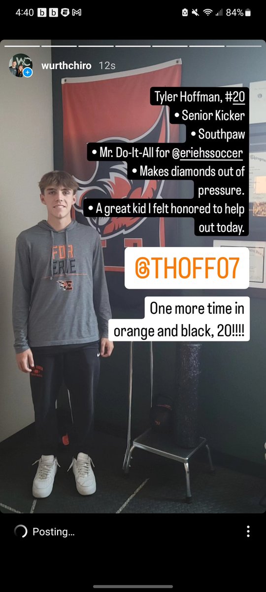 Last, but not least... THOFF! <a href="/Tylerhoff77/">Tyler Hoffman</a>

Wanted to get that cannon for a left leg feeling like it should for a state title.