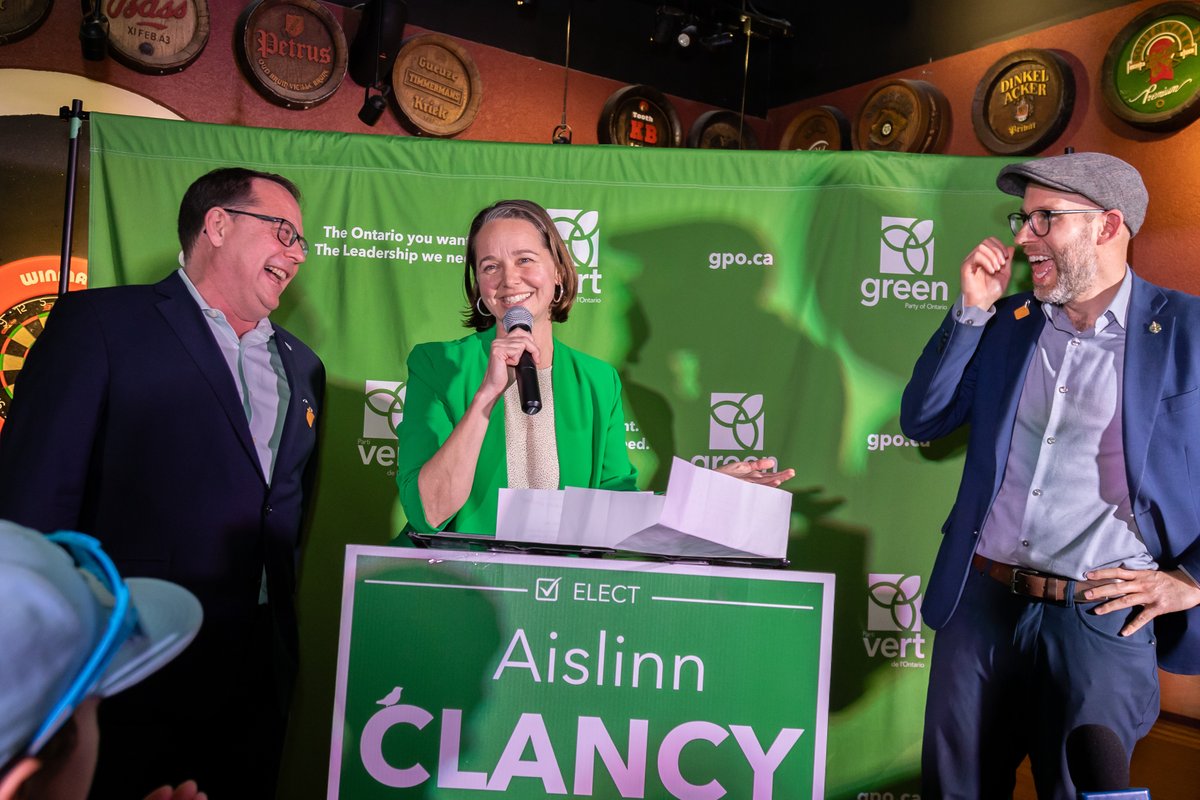 I can’t tell you how proud and excited I am right now.

Proud of Aislinn, a truly outstanding candidate; proud of our GPO team; proud of the hundreds of volunteers who worked so hard to achieve this historic result.

We worked hard to get here, and we're just getting started.