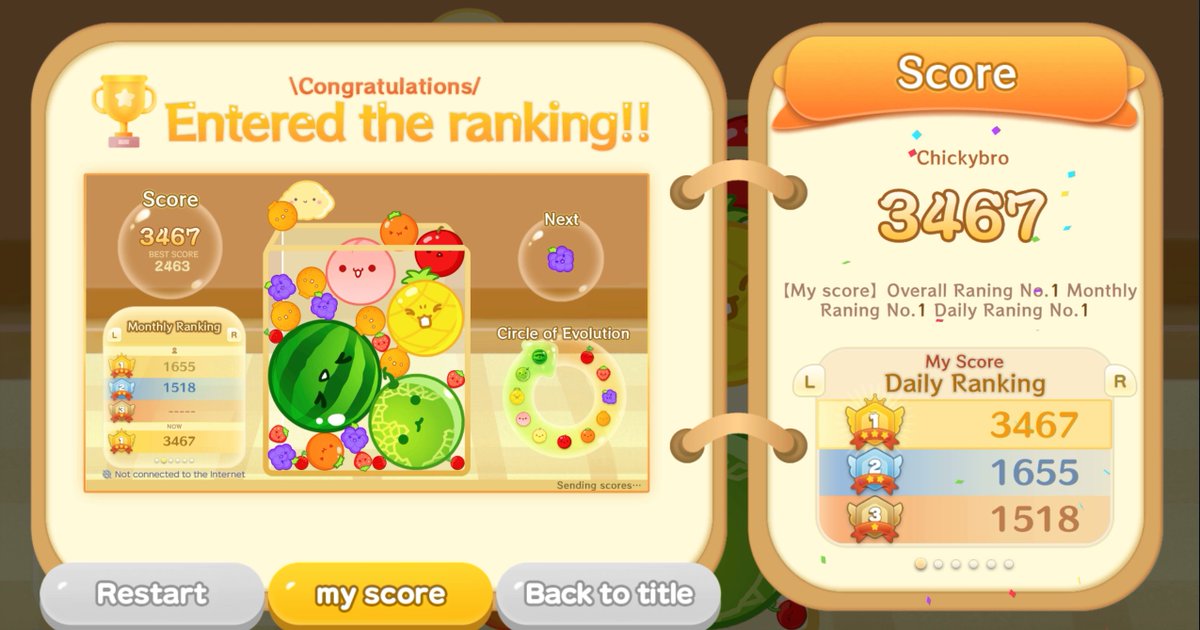 Very cool 3k club. #suikagame