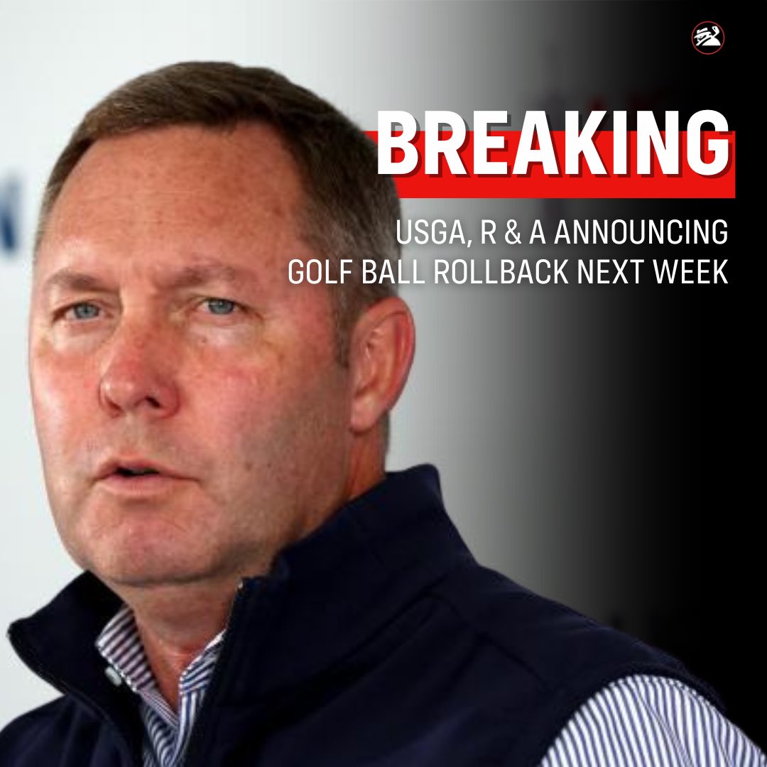 MyGolfSpy's tweet photo. The rules are changing…

Expect an announcement from the governing bodies next week on the Rollback. 

We’ll keep you in the loop. https://t.co/VQN1tMdQXm