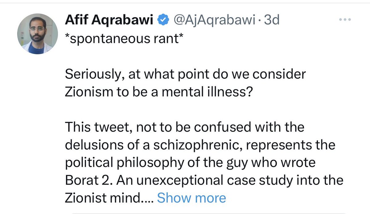 StopAntisemites's tweet photo. MIT Post Doctoral Student Afif Aqrabawi - imagine being Jewish student and having this raging antisemite as your TA. 

And to add insult to injury, you make a complaint to your DEI office and you’re  ignored, all while paying approximately $82,000 a year in total tuition. https://t.co/0O9hFbwz7s