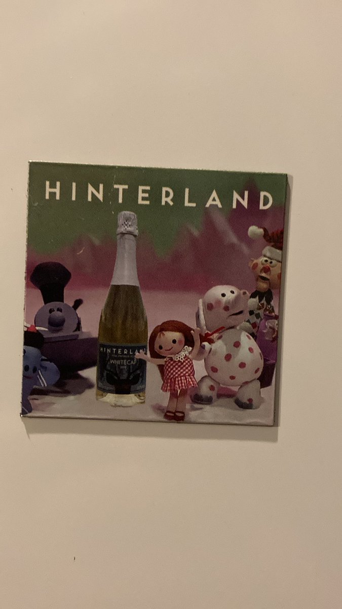Just got our case of misfits from @hinterlandwine and it came with this fun magnet 😀