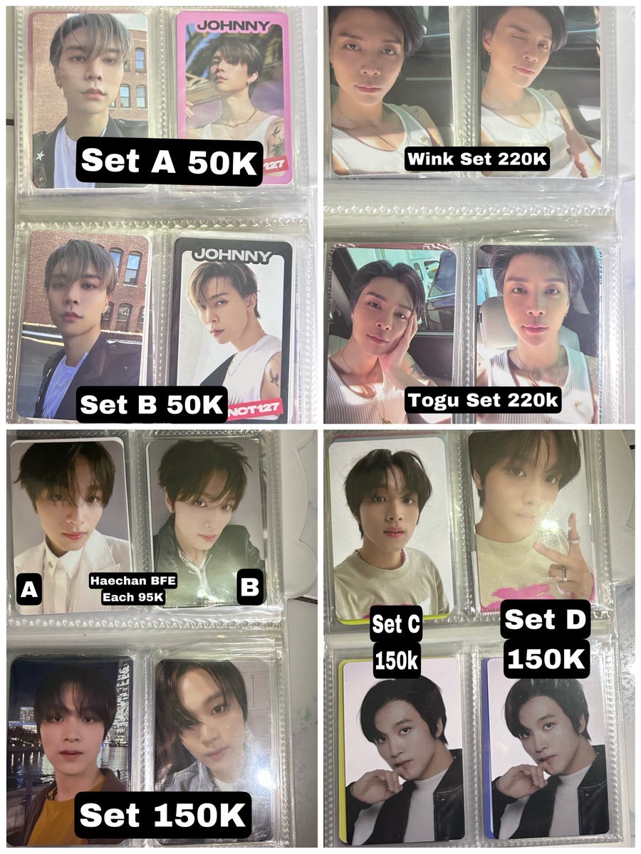 cupsofjohn's tweet image. wts johnny haechan PC

price negotiable

tag smcu ay-yo bfe smini ktown

Link 1
shope.ee/2L87U8Cu03