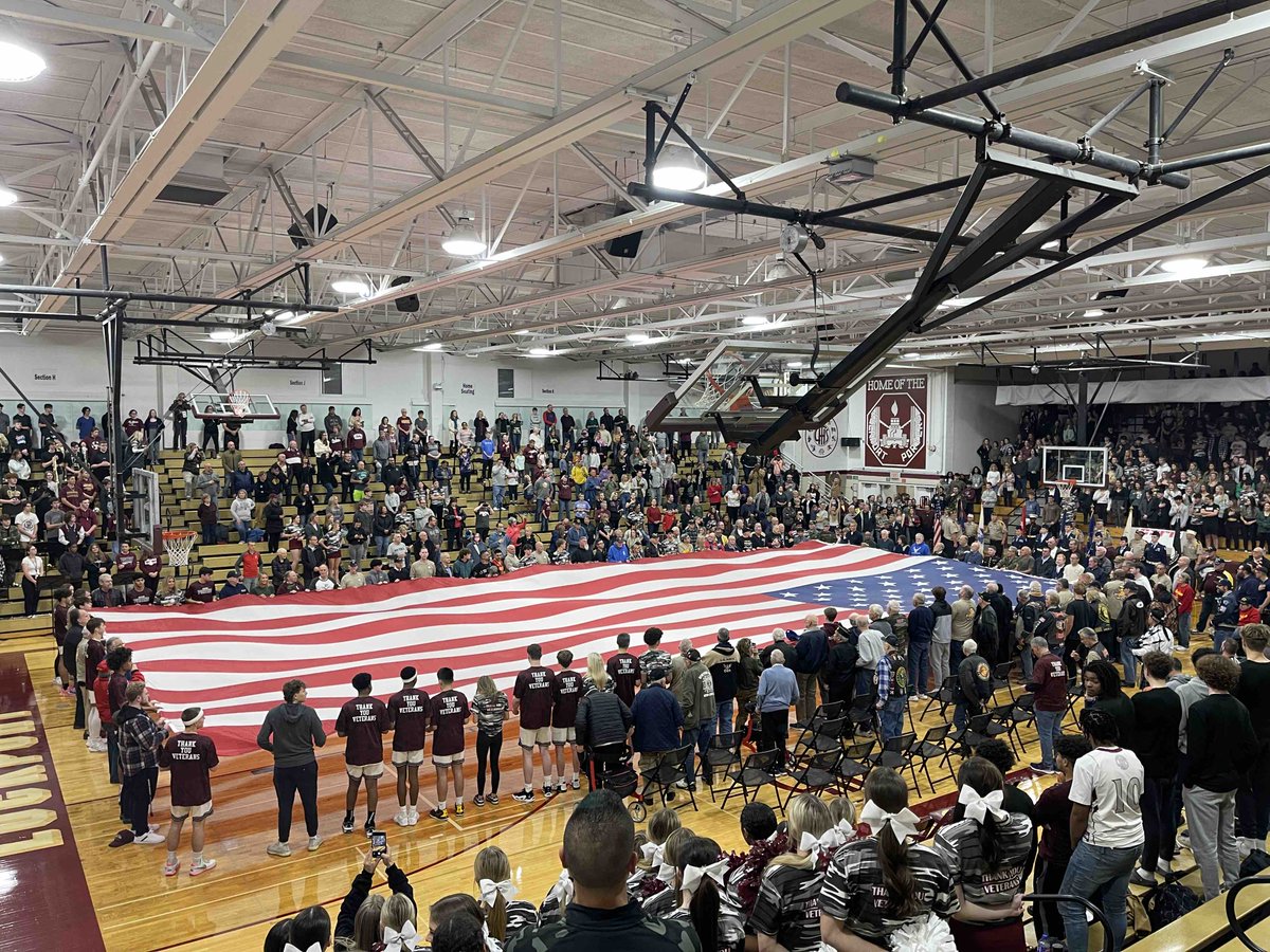 More than 150 veterans attended the 9th Annual LTHS Veterans Night celebration! Among them are 4 WWII veterans &amp; 4 Korean War veterans. Of the WWII veterans, the ages range from 102, 99, 97 &amp; a female Navy veteran who is 96 years old. Thank you, veterans! 
#PorterPride