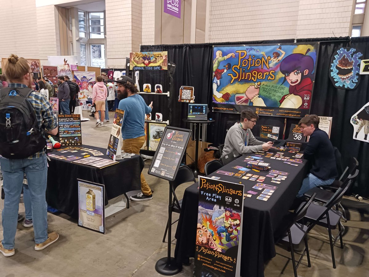 Very excited for my partners today running the Potion Slingers booth at PAX Unplugged this weekend in Philadelphia!