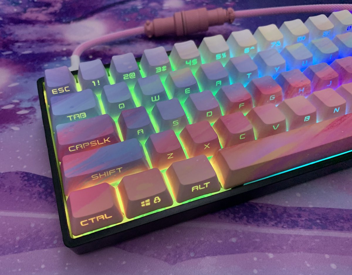 AlpheriorKeys's tweet image. 🌸💝#GIVEAWAY TIME!!!💝🌸
Do you like these Rainbow Sherbet Keycaps?💖 Here's your chance to win them for FREE!!💗

To Enter:
-Like &amp;amp; Repost
-Follow Us
-Comment Thoughts

Good Luck💕 Winner randomly dawn Sunday!! AlpheriorKeys.com🛒