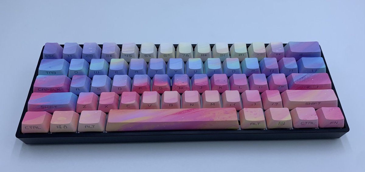 AlpheriorKeys's tweet image. 🌸💝#GIVEAWAY TIME!!!💝🌸
Do you like these Rainbow Sherbet Keycaps?💖 Here's your chance to win them for FREE!!💗

To Enter:
-Like &amp;amp; Repost
-Follow Us
-Comment Thoughts

Good Luck💕 Winner randomly dawn Sunday!! AlpheriorKeys.com🛒