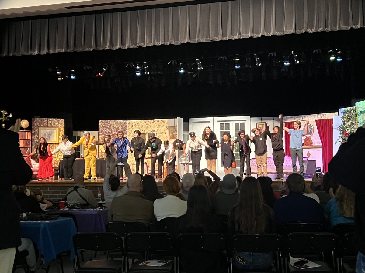 So proud of our GHS Theatre students! They’ve been hard at work and did an awesome job performing Clue in front of a big crowd. Can’t wait to see what they do in the spring. 
#GiddingsBuffaloes