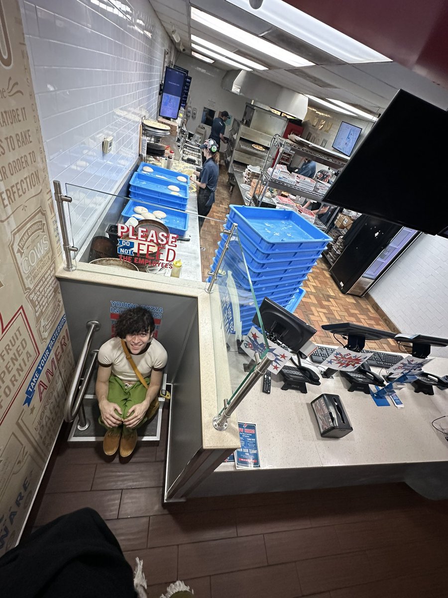 Put them in the dominos box