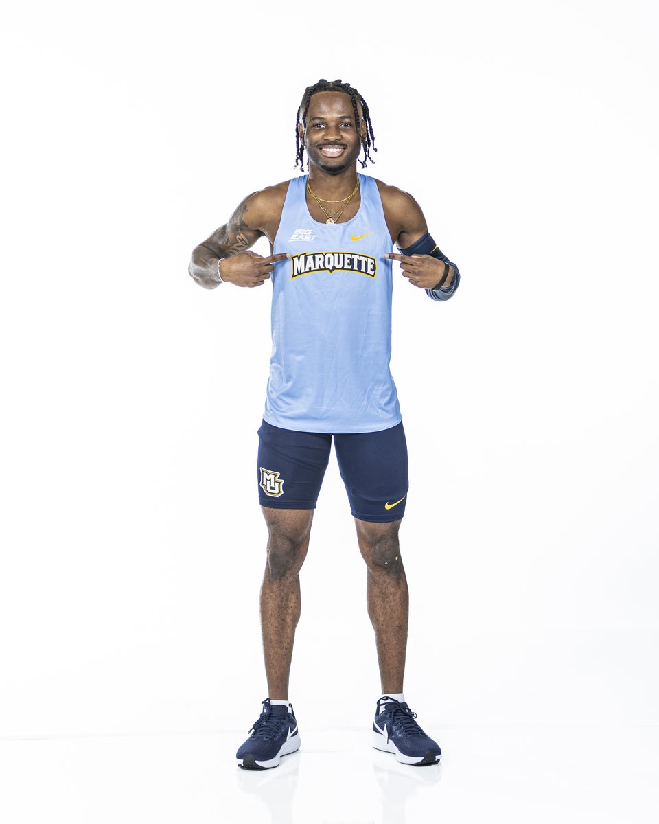 MUTFXC's tweet photo. Aaron Hughes off to a good start in the 60m 🔥 

Time of 6.95 seconds is 9th all-time in program history  

#WeAreMarquette https://t.co/iM0q1nllVd