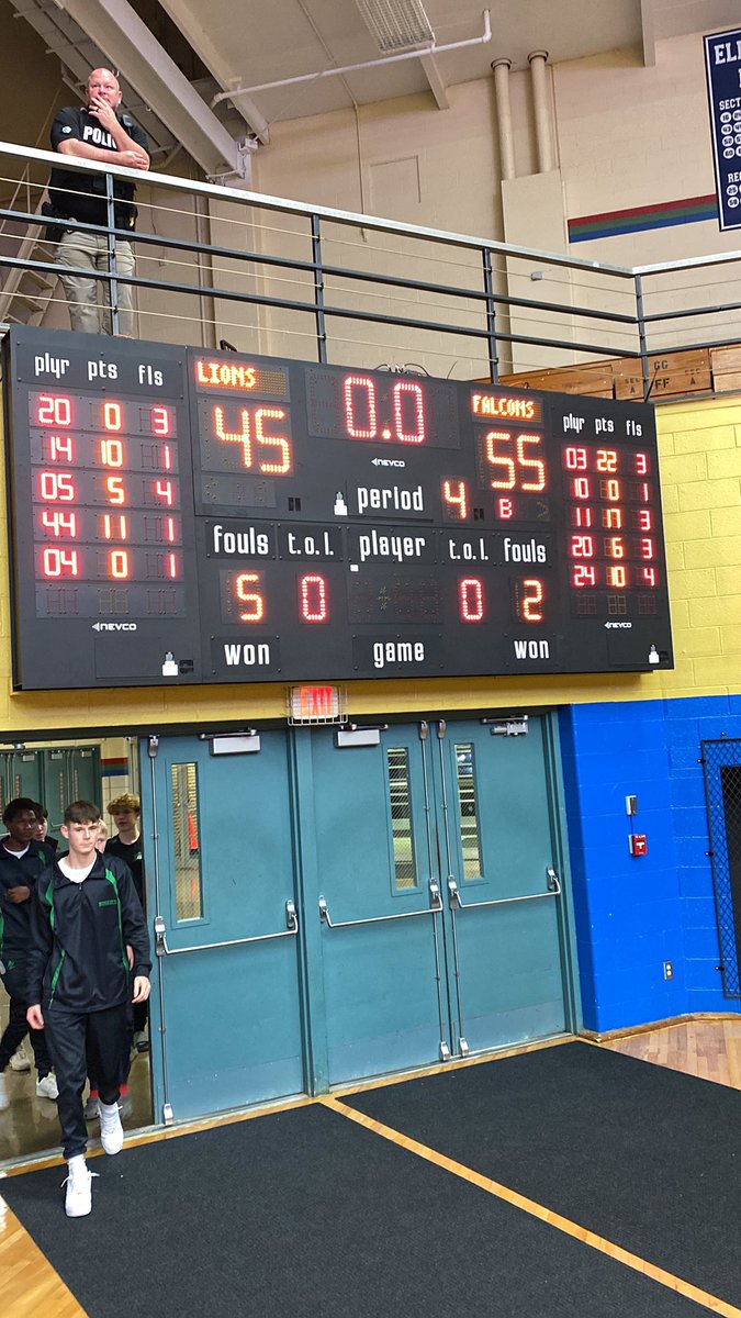 FALCONS WIN!! Falcons pickup a road NIC win at Elkhart 55-45. Record moves to 1-2.  Next game at home on Dec 7th vs Riley.  

<a href="/JohnRHarrell/">John Harrell</a>