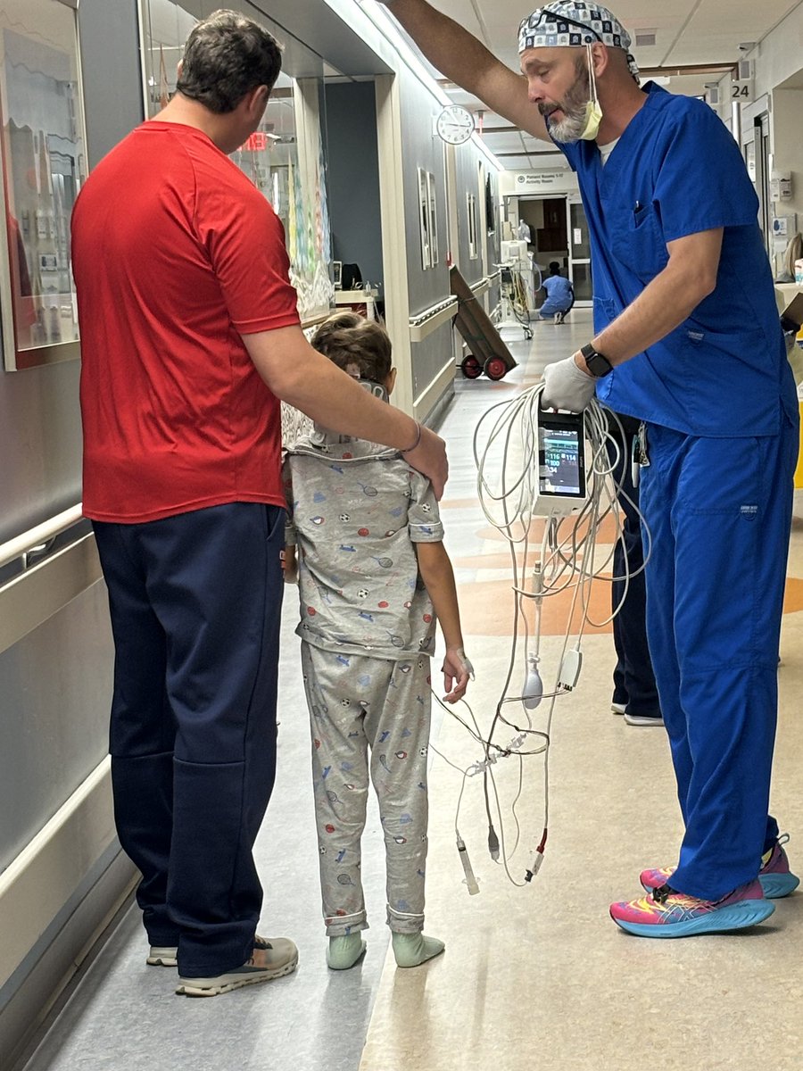 Want to see what toughness looks like?  

This kid comes out of a 3 hour brain surgery at 12:00 PM on Thursday and is walking the halls of the ICU by 9:00 AM Friday!  

We serve an AWESOME God!  

Words cannot express how proud of him we are!!

MY HERO!!!