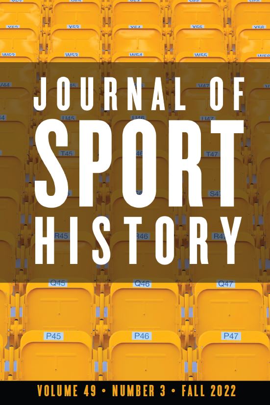 IllinoisPress's tweet photo. New @JournSportHist (Vol. 49 Iss. 3) available now on @ProjectMUSE! Featuring @declanonsports, @ChiSportsMuseum, @clenet_julien, Elliot Gorn (@loyolahistdept), @PamSailors, @MichelVigneault, @podairj, and more. cc: @profmosmith https://t.co/Np4ovEqm61 https://t.co/JmLPGc3rPV