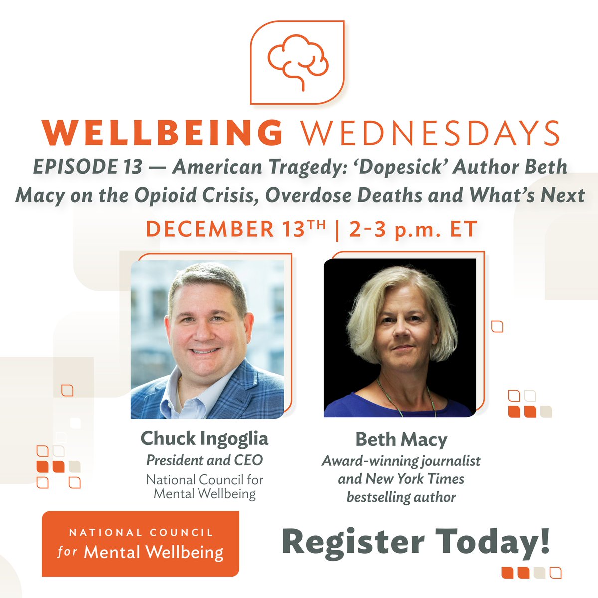 'Dopesick' author & award-winning journalist @papergirlmacy was among the first to shed light on the opioid crisis, documenting the flood of prescription drugs that fueled addiction & overdose deaths. Register to join our conversation with Macy on 12/13: bit.ly/47DCrUp