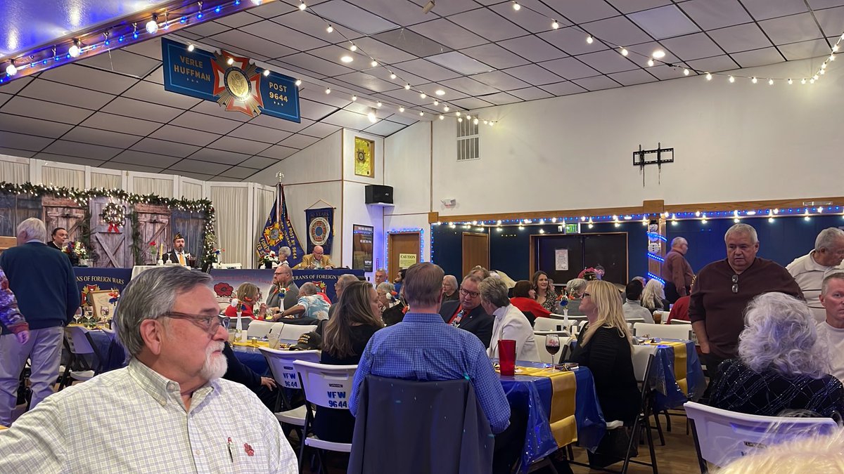 SheridanSchools's tweet photo. VFW Post 9644 Auxiliary Anniversary and membership Dinner. So Thankful for our Veterans Service! These men and women answered the call of our nation so we could enjoy the freedoms we have! So grateful! Sheridan School District is proud to know them!! #safesmartandhappy #edcolo https://t.co/yhLvh0Qrzt