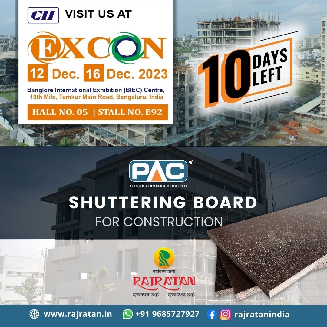 Rajratangroup's tweet photo. “Replacement pf Plywood” PAC®️ Board for Shuttering, Scaffolding and Concrete Form works. For more details call 9685727927
#PAC #Rajratan #EcoFriendly #ShutteringBoard #Shutteringpannels #Shuttering #Construction #ConstructionSite #BuildingMaterials #EcofriendlyProduct https://t.co/PV3gFtjPjV
