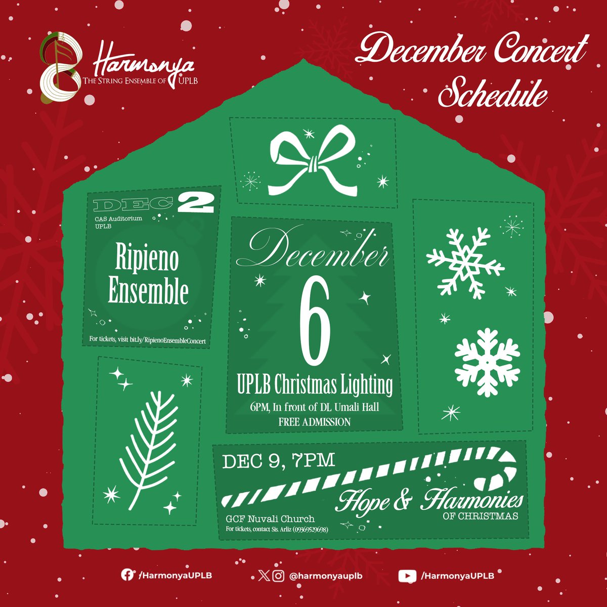 harmonyauplb's tweet photo. 𝐇𝐀𝐑𝐌𝐎𝐍𝐘𝐀'𝐒 𝐂𝐎𝐌𝐈𝐍𝐆 𝐓𝐎 𝐓𝐎𝐖𝐍! 🎄

We're joyed to announce our upcoming performance schedule this December! 🎁 Looking forward to sharing our music with you all! 🎶 https://t.co/lEuOA4IiLK