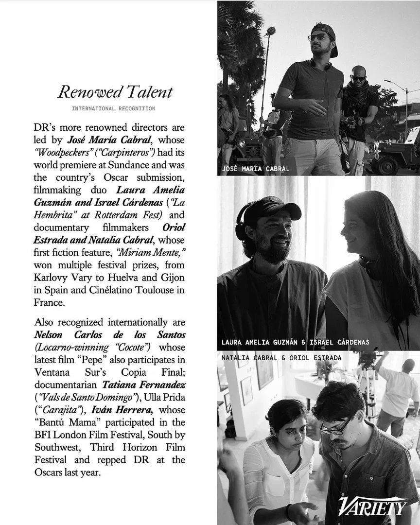 FaulaFilms's tweet image. 🔥 Rompiendo la liga 🔥

Variety spotlights DR cinema 🎥❤️🇩🇴

@Variety @DGCINERD @lanticamedia @oriolesma @NatsCabralCine @josemariacabral