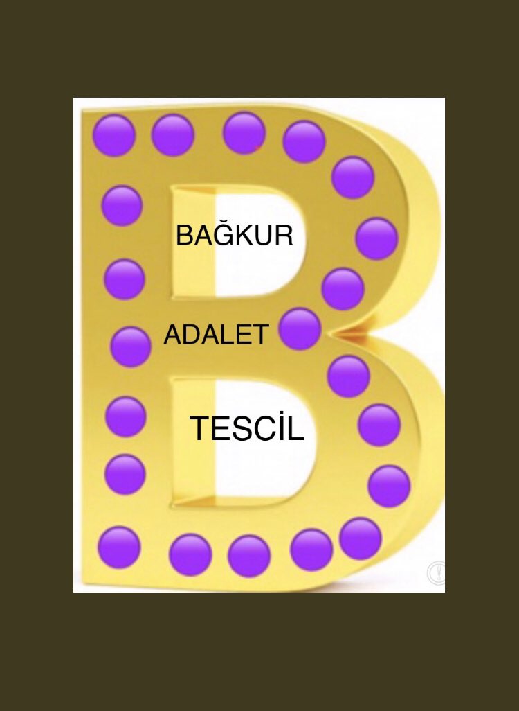 🟢Bağkur TESCİL Mağdurları 
Bağkurlu esnafın 1982, 2008 Arası sosyal hakları Artık sosyal problem haline gelmiş durumda.                                                                                                             🟢Esnaf.Terzi, berber, büfeci, fotoğrafçı, bakkal,
