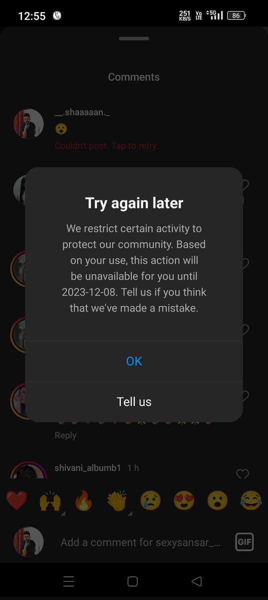 shaaaaan0309's tweet image. Secular India 🤡 
Secular Instagram attaching beloq for what they restricted
#boycottig