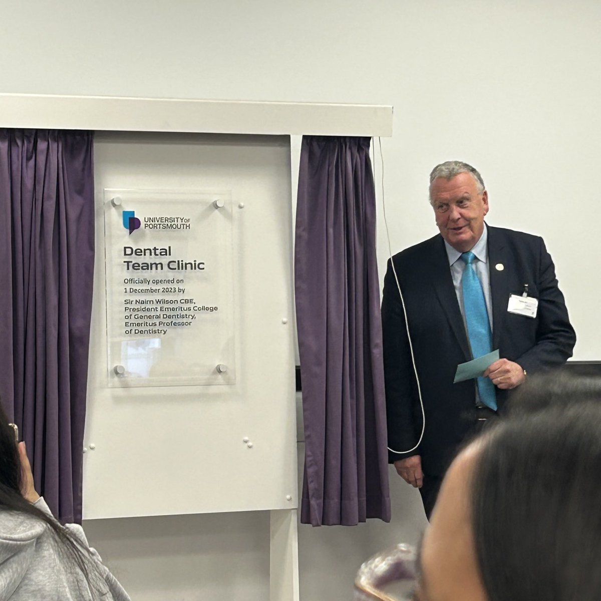 DrDebbieReed's tweet photo. #CGDent with academics and students at the opening of new state of the art #dental facilities at University of #Portsmouth https://t.co/rAyubRxjmE