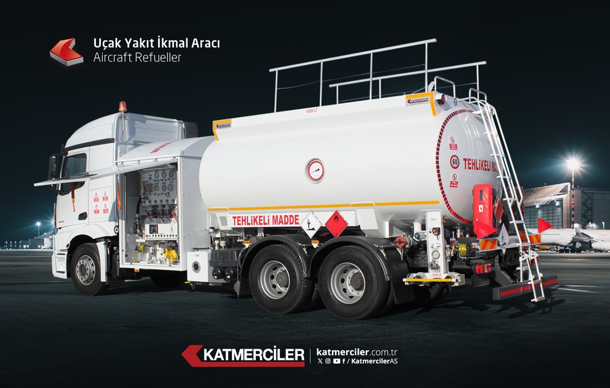 KatmercilerAS's tweet photo. Uçak Yakıt İkmal Aracı / Aircraft Refueller

#Katmerciler #AircraftRefuellerTransporter #aircraftrefueler #havalimanıaraçları #airportvehicles #airport #uçak #UçakYakıtHidrantDispenseri #HidrantDispenseri #yenihavalimanı #istanbulhavalimanı #istanbulyenihavalimanı #türkiye #istanbul #iga #igahavalimanı #airpower