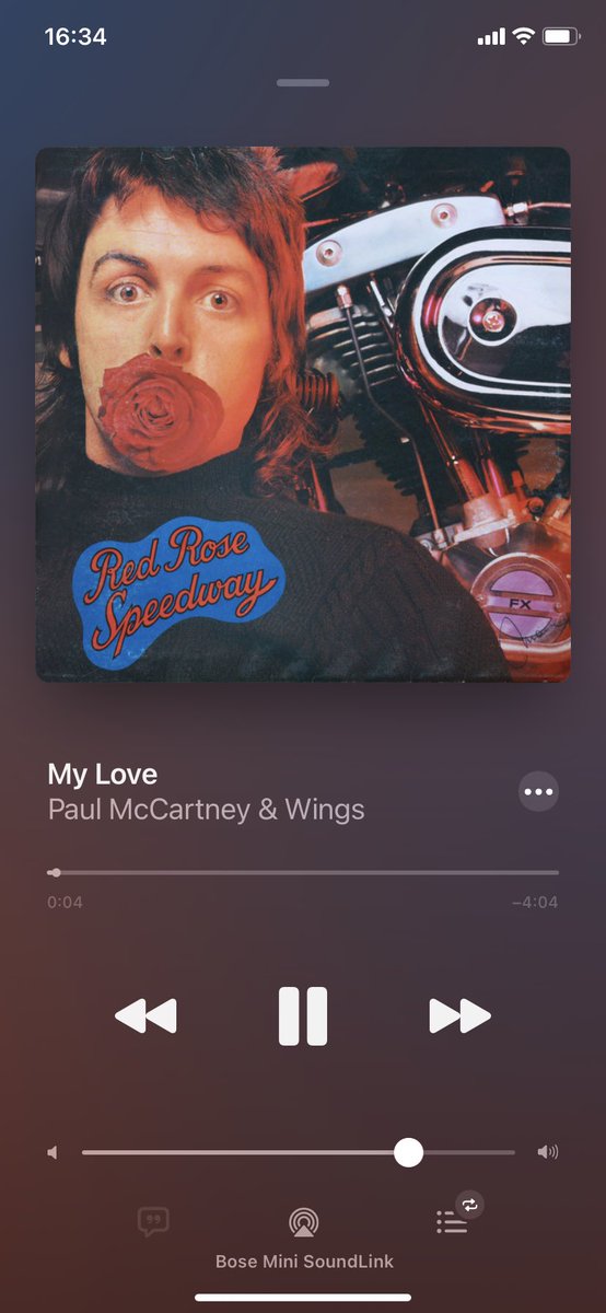 #NowPIaying 
#PaulMcCartneyAndWings
#RedRoseSpeedway