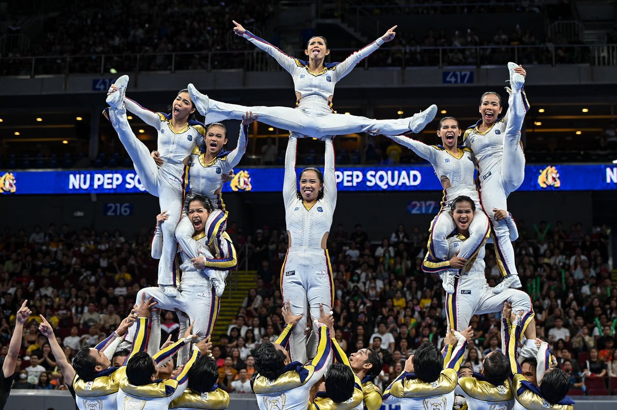 NationalUPhil's tweet photo. LOOK: NU Pep Squad in the UAAP Season 86 Cheerdance Competition

📷: UAAP Media Bureau
#GoBulldogs #UAAPSeason86 https://t.co/KCgcwYLMEf