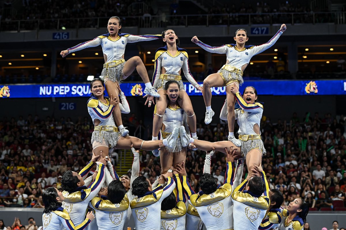 NationalUPhil's tweet photo. LOOK: NU Pep Squad in the UAAP Season 86 Cheerdance Competition

📷: UAAP Media Bureau
#GoBulldogs #UAAPSeason86 https://t.co/KCgcwYLMEf