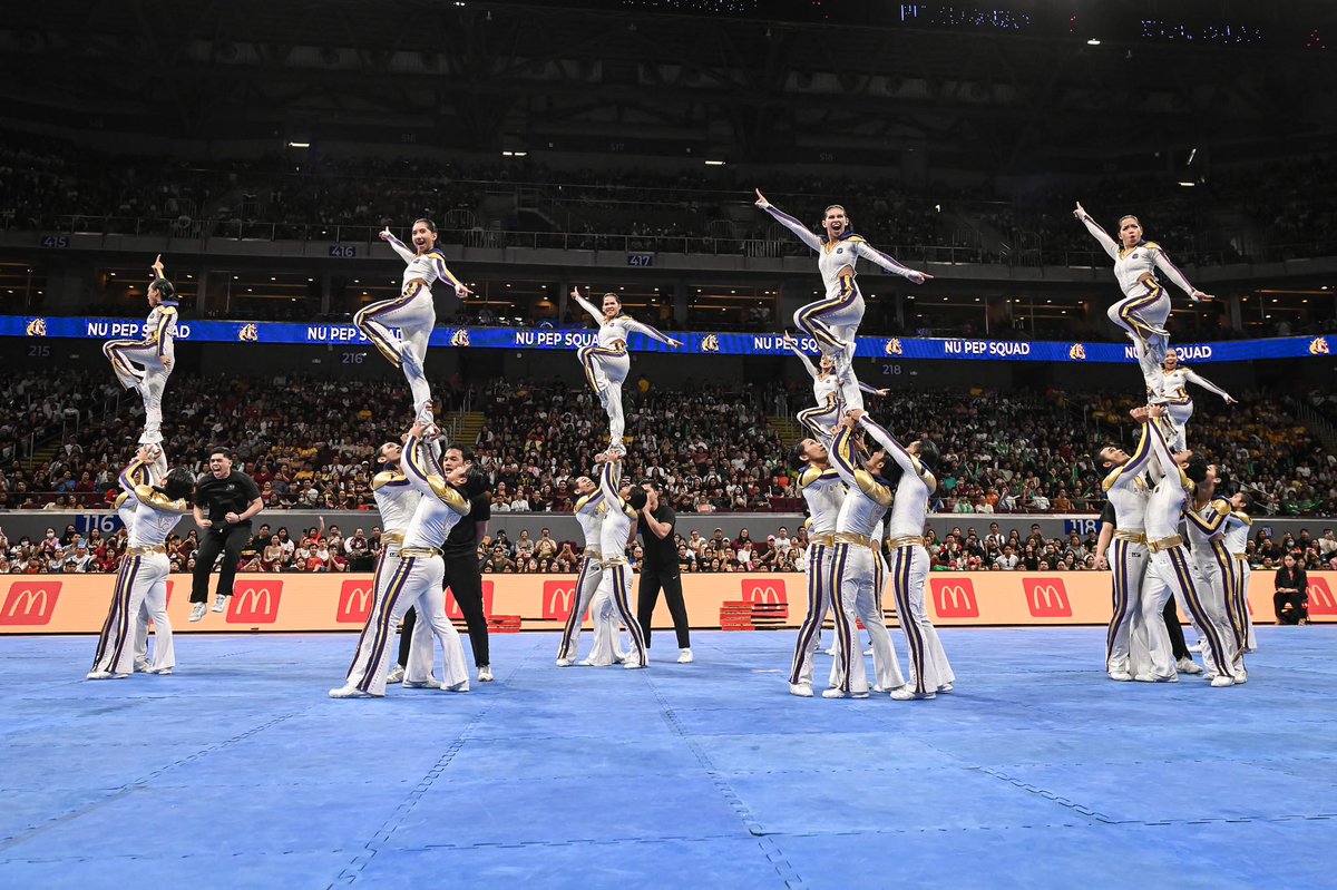 NationalUPhil's tweet photo. LOOK: NU Pep Squad in the UAAP Season 86 Cheerdance Competition

📷: UAAP Media Bureau
#GoBulldogs #UAAPSeason86 https://t.co/KCgcwYLMEf