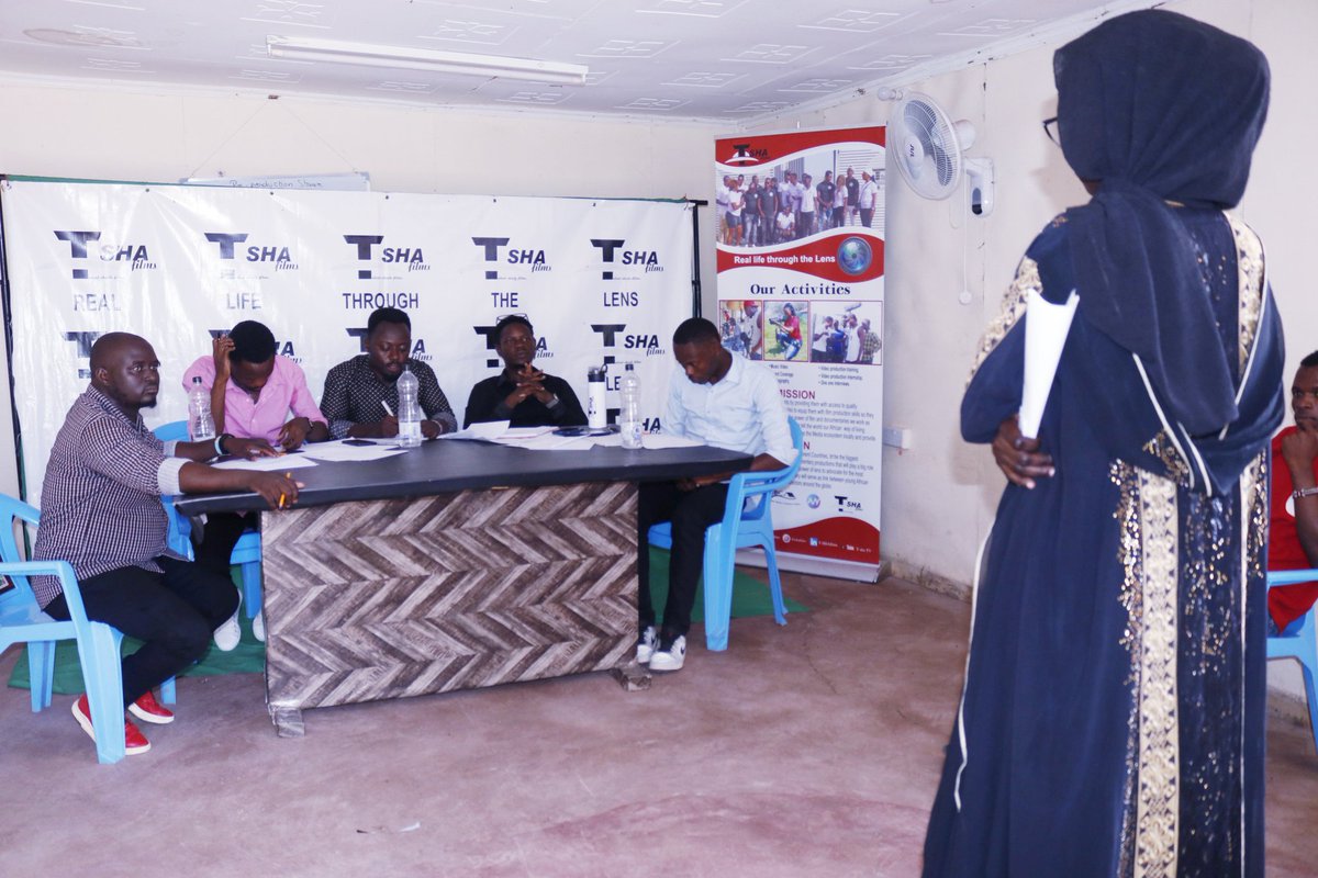 ShafilmsT's tweet photo. Successful audition for the upcoming film project "HER". 
We have been witnessing amazing performances from #talents  across the Kakuma region. Our ambition is to create opportunities to refugees enabling them to nurture their gift in the #film industry. https://t.co/Gc5yt40OvE