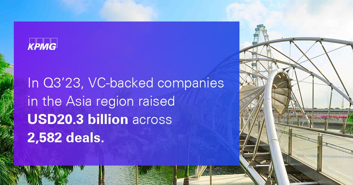 KPMGIndia's tweet photo. #VC investment in Asia continues to decline, marking the seventh consecutive quarter of decrease in Q3'23. Discover more insights in @KPMG's Venture Pulse Q3'23 report https://t.co/NONwP5zUrz | #Q3VC https://t.co/IyJDWJLgHj