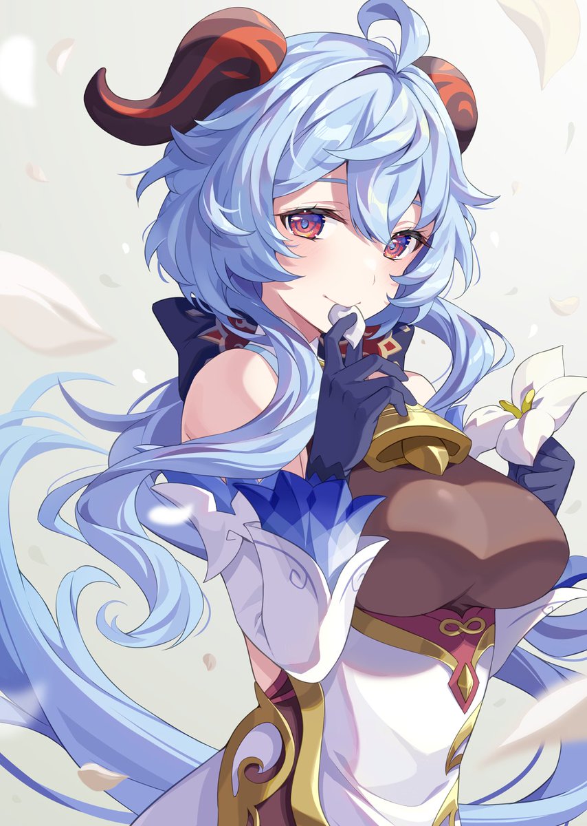 甘雨|かんう(原神) 「おめでとうだぜ～ #甘雨生誕祭2023」|ぷきゅのすけ/絵師100人展参加いたします！のイラスト