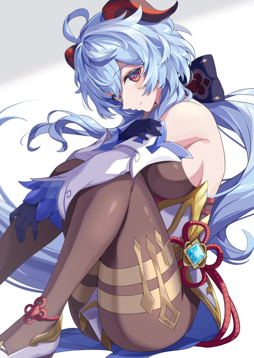 甘雨|かんう(原神) 「おめでとうだぜ～ #甘雨生誕祭2023」|ぷきゅのすけ/絵師100人展参加いたします！のイラスト