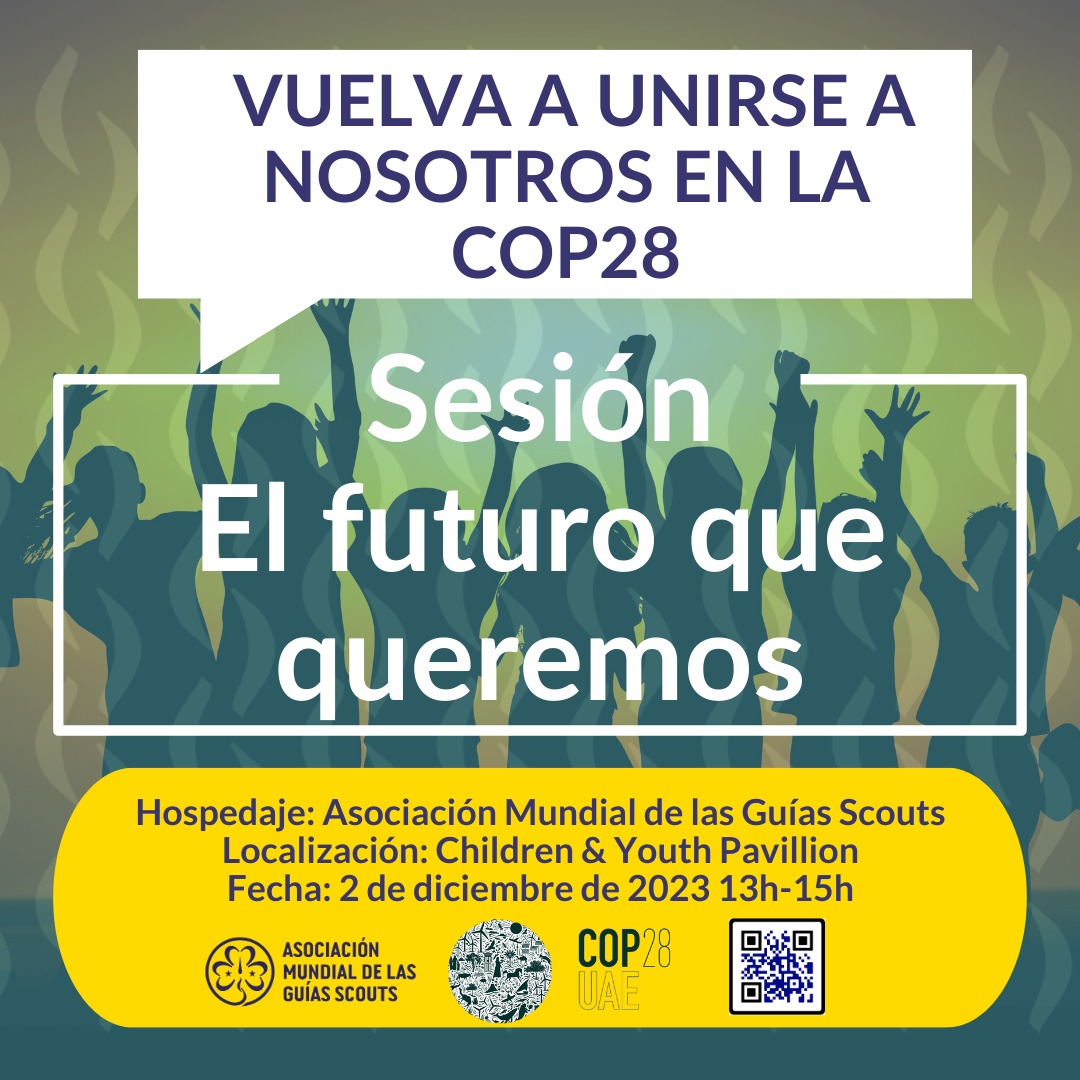 wagggsworld's tweet photo. ⌛️It is not too late!
Each one of us can take action to create the future we all desire!🌍🍀🌿
Join us for an interactive session where we will brainstorm different outcomes we wish to see at the end of #COP28.
#BringIntheGirls #ClimateAction #GLACCinAction https://t.co/oV5bYfMURr