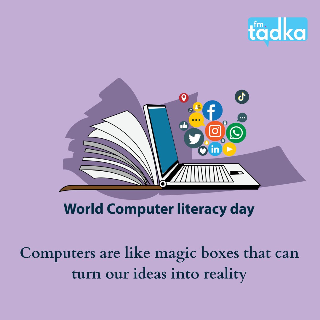 fm_tadka's tweet image. Connecting the world through the language of code.

#computer #computerliteracy #computers #computerliteracyday #learning #learn #FMTadka