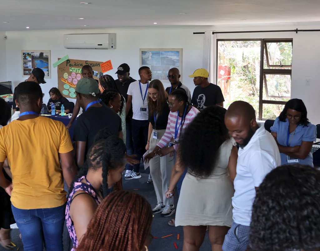 FES_SouthAfrica's tweet photo. Young people must take up space and power to challenge their exclusion from the political system. The challenges we face are global and require us to be creative and build alliances across borders. #FHAS23

#Youthactivism #Youthparticipation https://t.co/sN80or89Jn