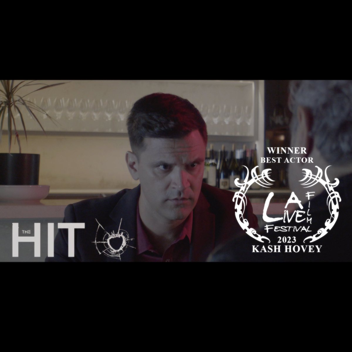 I’m honored to receive the Best Actor in a Mystery/Thriller Award 🏆 for “The Hit” by @filmfestlalive. So proud of our cast, crew and team who worked on the film and took home awards including Best Mystery/Thriller 🏆 imdb.com//name/nm442636…
