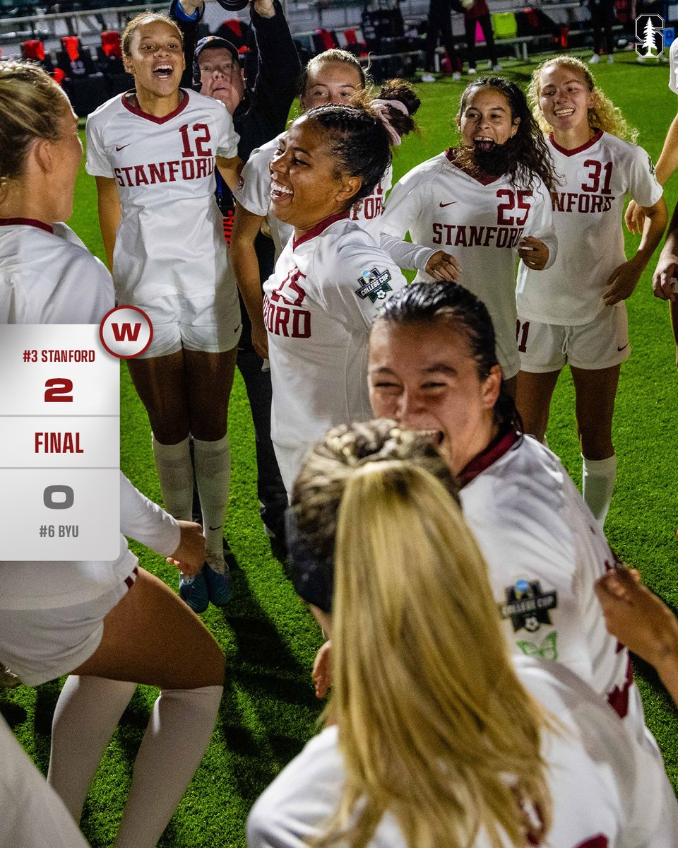 THE CARDINAL WILL PLAY FOR THE NATIONAL TITLE! 🏆 #GoStanford x #WCollegeCup