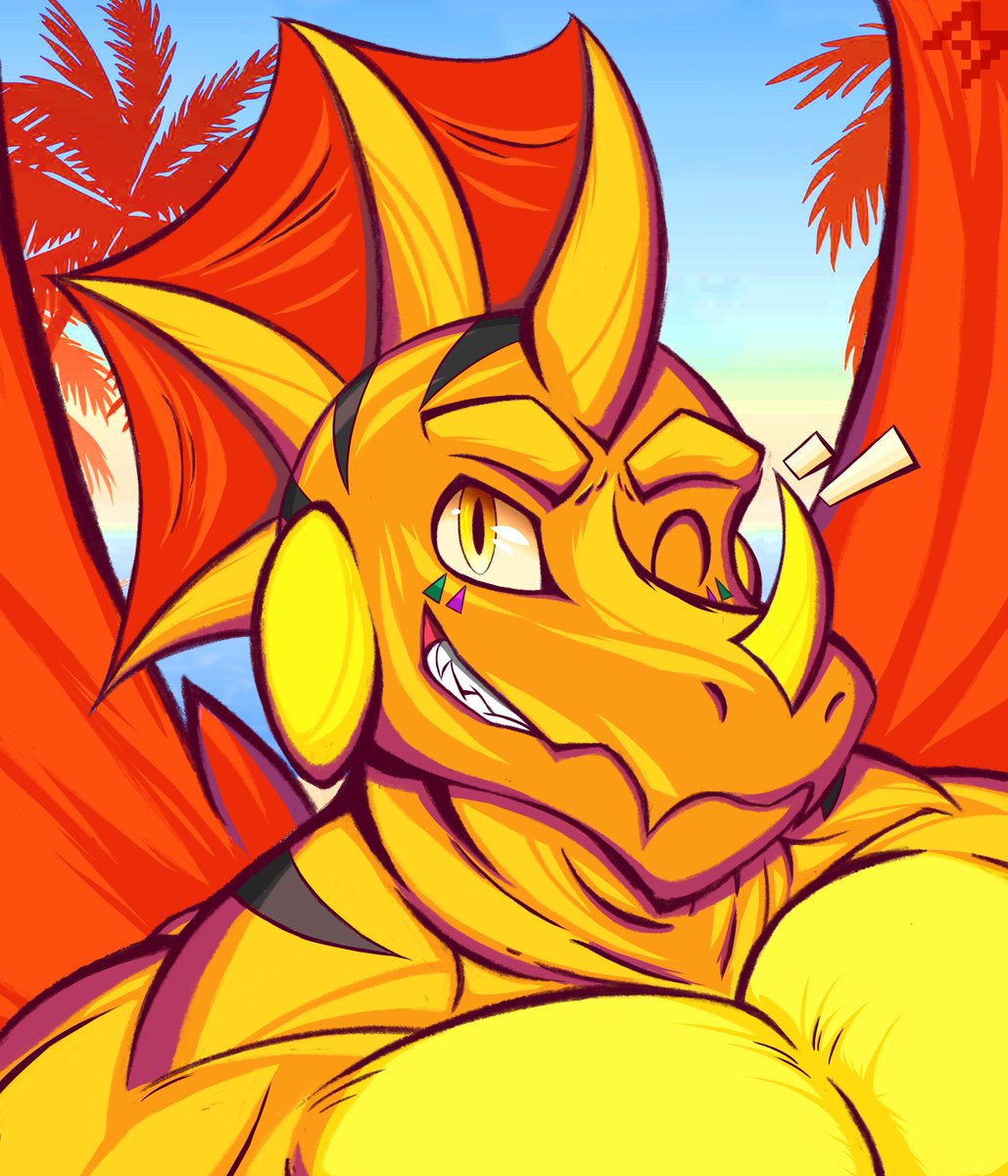 HMight_Ty's tweet photo. Drawing the good boy 🩷 TO MY LIZARD! 🐉 YUM!  @MetalLizardArt 🎈

#furry  #furryfandom #dragons #muscle #furries https://t.co/3I5tuKLoX3
