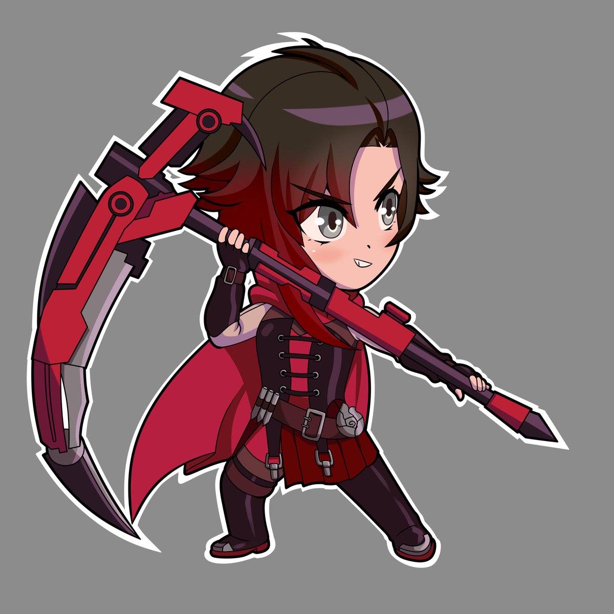 mora_marlo86's tweet image. A Ruby Chibi that I made a while ago, I hope you like it
#RWBY #rwbychibi #RubyRoseRWBY