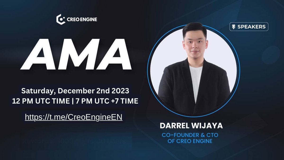 Creo Engine on X: 📢CREO ENGINE VIDEO AMA! 🤩Hello Creotizens